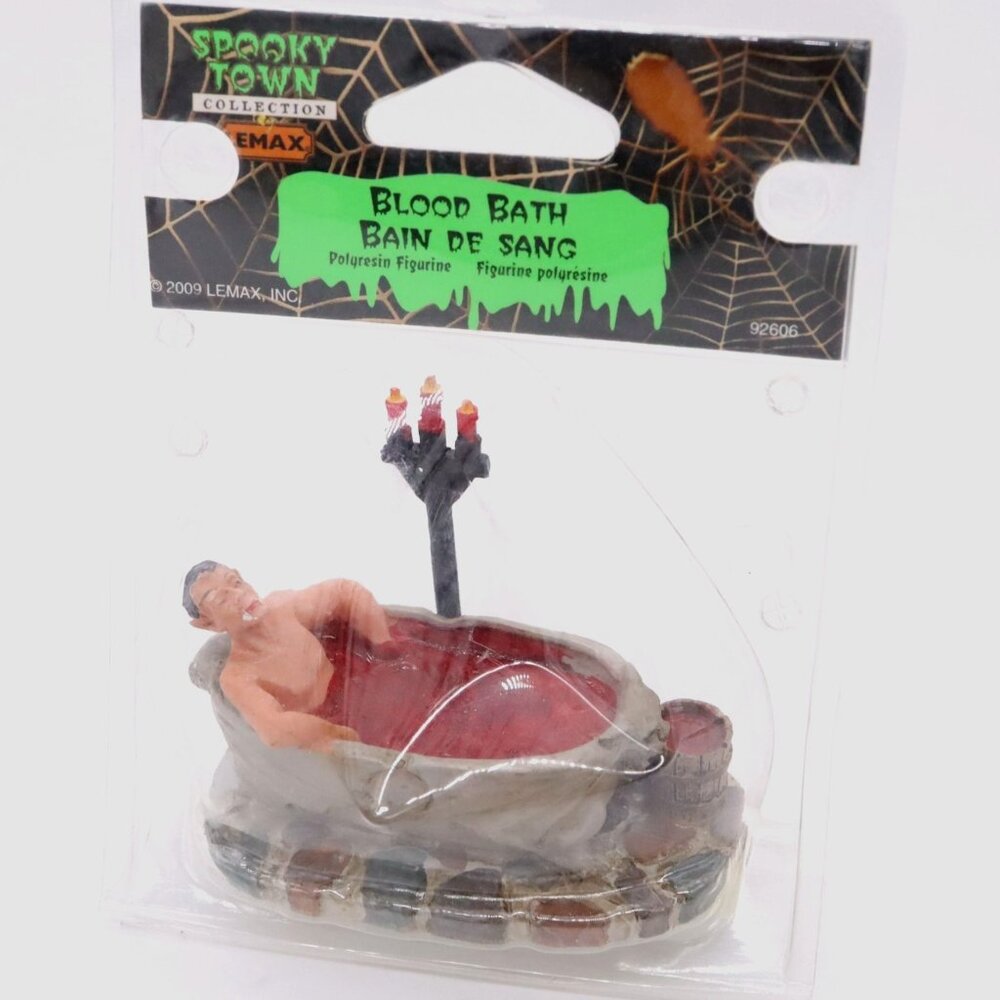 Lemax Spooky Town Vampire Blood Bath Figure 92606 New in Package
